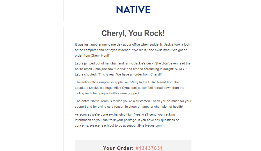 Native Thank You